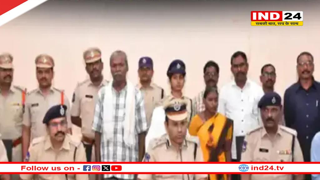 छत्तीसगढ़ के 25 लाख के इनामी नक्सली ने पत्नी संग तेलंगाना में किया सरेंडर