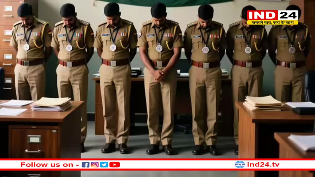 तीन करोड़ की नगदी देखकर MP में पुलिस वाले बने लुटेरे, थाना प्रभारी से कॉन्स्टेबल तक आपस में बांटे