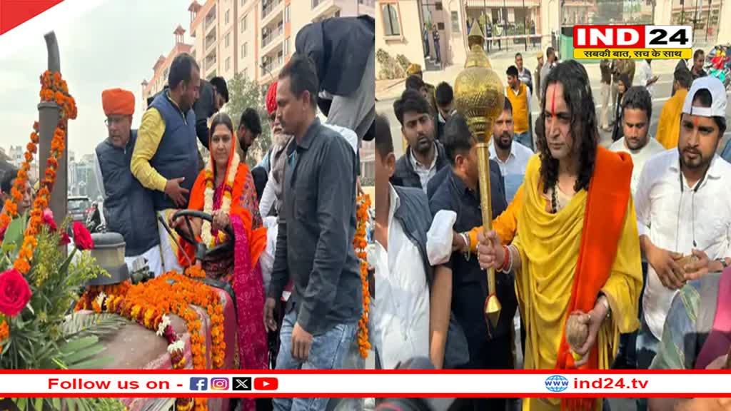 Rajasthan Assembly Session: अनोखे अंदाज में विधानसभा पहुंचे विधायक, कोई ट्रेक्टर तो कोई हाथ में गदा लिए शपथ लेने पहुंचे 