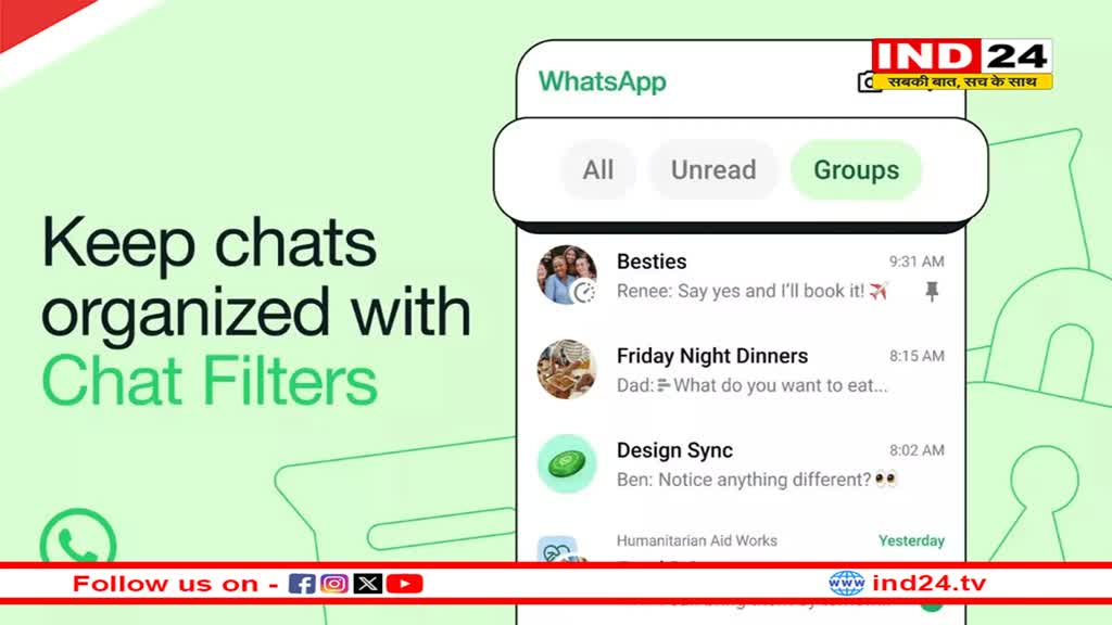 WhatsApp New Feature: लॉन्च हुआ वॉट्सऐप का नया फीचर, बदल जाएगा यूजर्स का एक्सपीरियंस