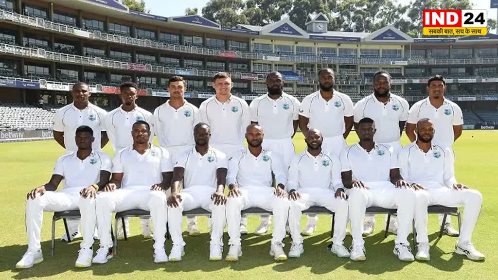  भारत के खिलाफ टेस्ट सीरीज के लिए वेस्टइंडीज टीम का ऐलान