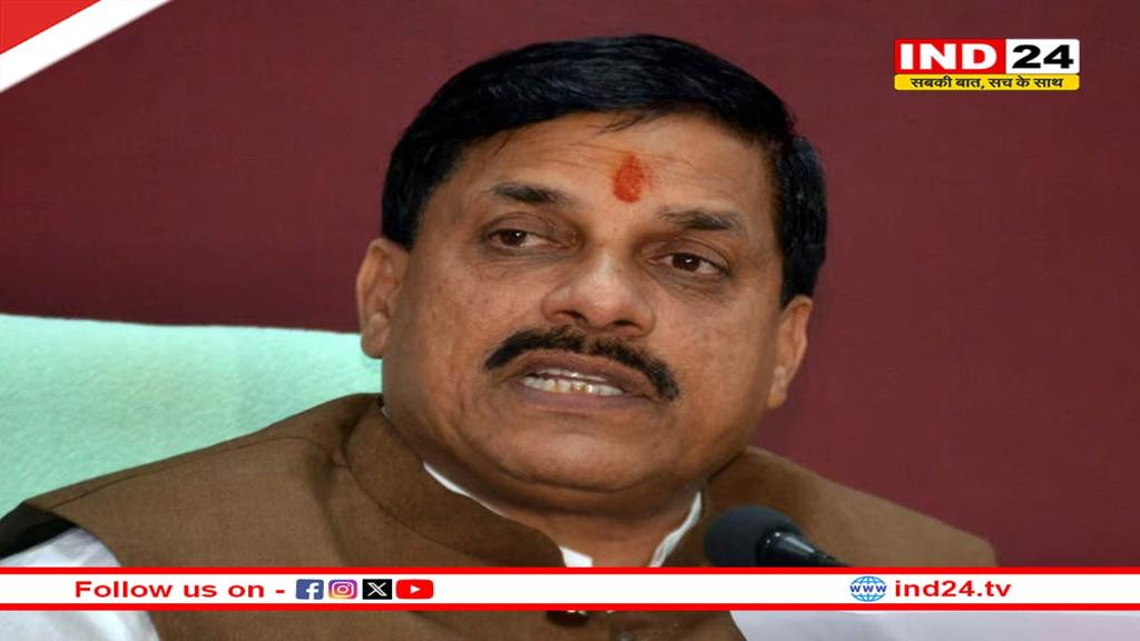 मुख्यमंत्री डॉ. मोहन यादव आज श्योपुर सहित 6 जिलों के किसानों को राहत राशि करेंगे वितरित