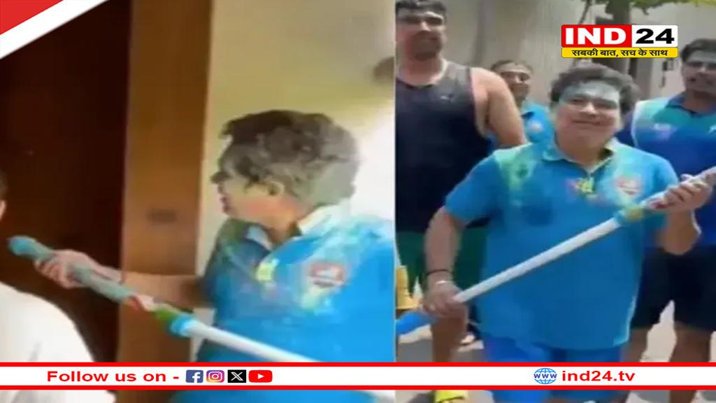 रायपुर में क्रिकेट के दिग्गजों की होली… सचिन, युवराज और मुनाफ ने जमकर उड़ाए रंग-गुलाल