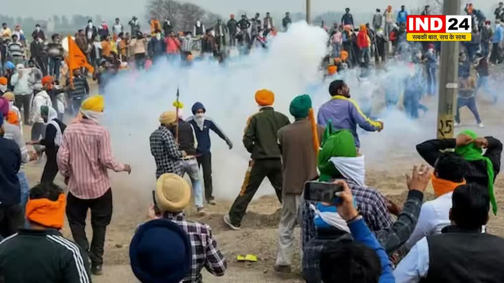 खनौरी बॉर्डर पर झड़प के बाद किसान नेताओं ने कहा, आगे बढ़ने पर फैसला कल...