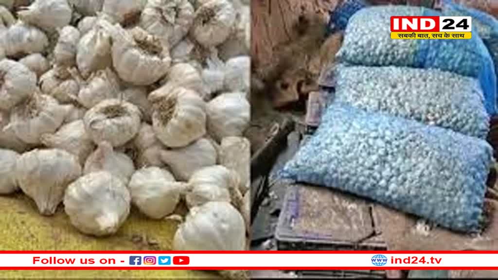 महंगे हुए लहसुन पर अब चोरों की नजर