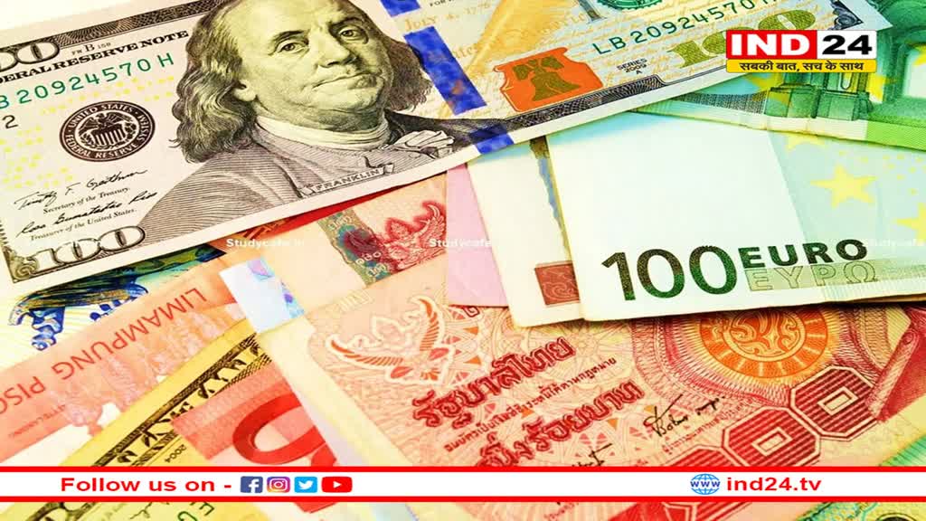 विदेशी मुद्रा भंडार 59.1 करोड़ डॉलर बढ़कर 616.7 अरब डॉलर पर पहुंचा