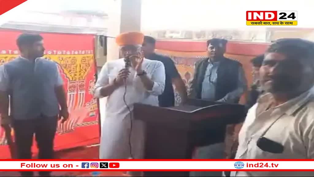Gajendra Singh Shekhawat के सामने पानी को लेकर विरोध में ग्रामीणों ने की नारेबाजी, मंत्री बोले- 'आप एहसान फरामोशी कर रहे हो..'