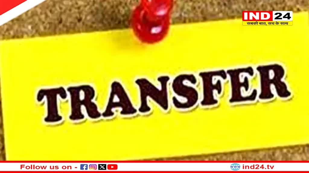 पुलिस विभाग में बड़ा फेरबदल, कई थाना और चौकी के बदले प्रभारी, देंखे लिस्ट