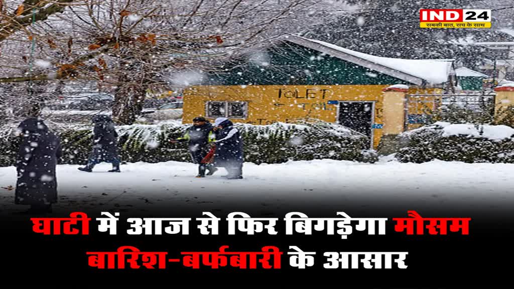 जम्मू-कश्मीर के कुछ हिस्सों में बारिश व बर्फबारी हो सकती है - मौसम विज्ञान केंद्र श्रीनगर