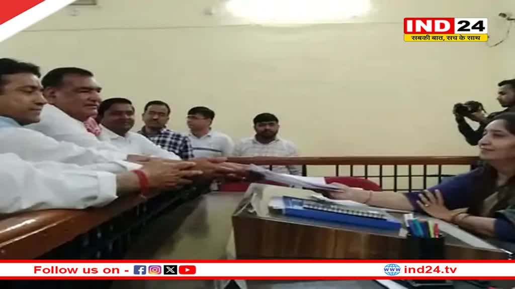 Loksabha Election: चूरू से कांग्रेस प्रत्याशी राहुल कस्वां ने भरा नामांकन, राजेंद्र राठौड़ ने तंज कसते हुए कही ये बात 