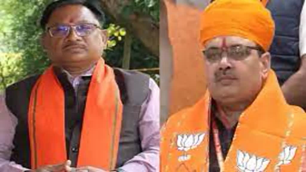 CG NEWS : छत्तीसगढ़ के CM विष्णु देव साय ने राजस्थान के मुख्यमंत्री भजन लाल शर्मा को दी बधाई....