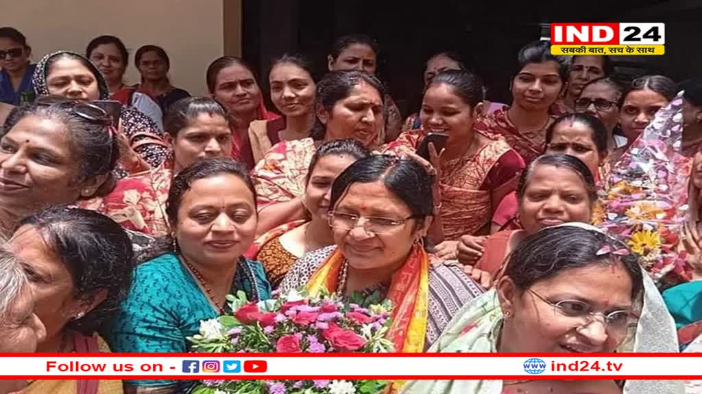 केंद्रीय मंत्री सावित्री ठाकुर ने कहा- फिलहाल 100 दिन के लिए बने रोडमेप पर रात-दिन काम करना है