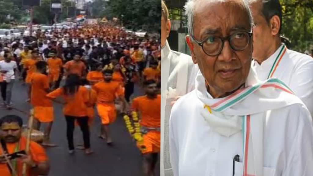 संस्कारधानी की निकाली गई सबसे बड़ी कावड़ यात्रा, दिग्विजय सिंह हुए शामिल