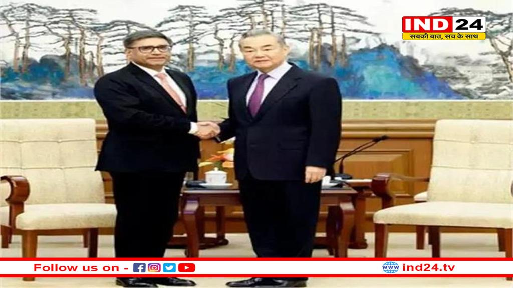 विदेश सचिव मिसरी ने चीन के विदेश मंत्री से की मुलाकात