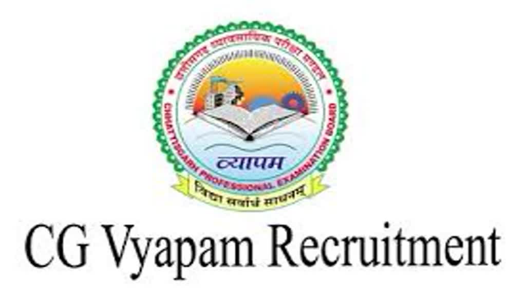 CG NEWS : छत्तीसगढ़ में  फिशरीज इंस्पेक्टर के 70 पदों के लिए आवेदन शुरू, व्यापम ने जारी किया नोटिफिकेशन....