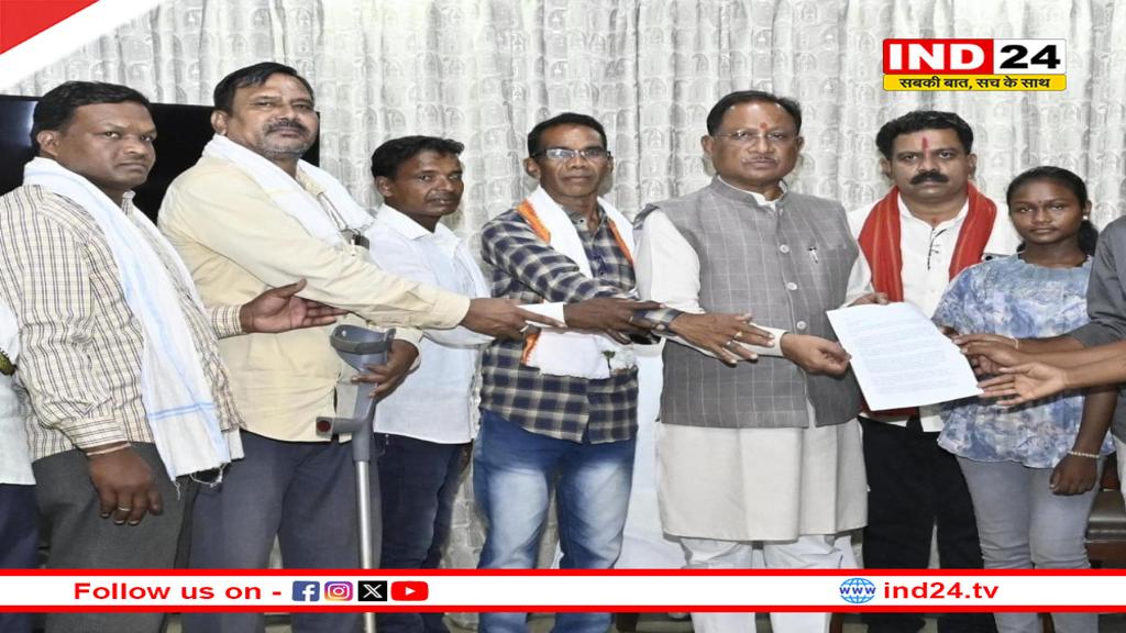 नक्सल पीड़ितों ने राज्यपाल डेका और सीएम विष्णुदेव साय  से की मुलाकात