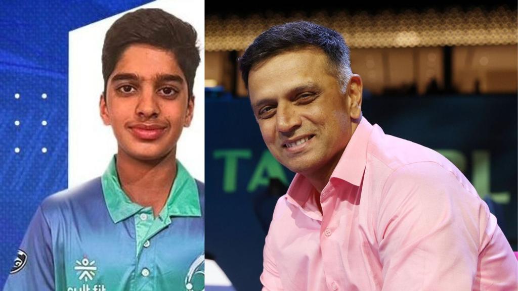 राहुल द्रविड़ के बेटे अन्वय ने 6 मैचों में 459 रन बनाकर जीता खास अवॉर्ड