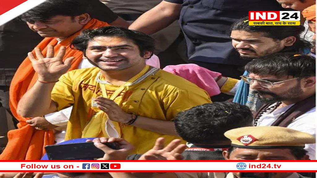 हरियाणा में धीरेंद्र शास्त्री की पदयात्रा की सुरक्षा बढ़ाई गई,5 कंपनियों की तैनाती और जैमर वाहन शामिल