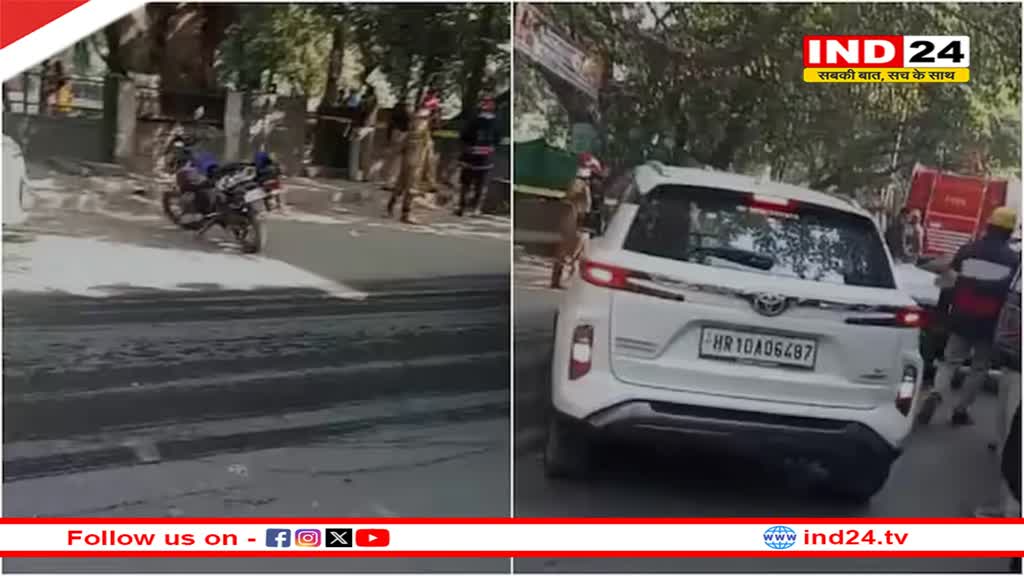 दिल्ली के प्रशांत विहार में धमाका, एक शख्स घायल, मौके पर पहुंची पुलिस