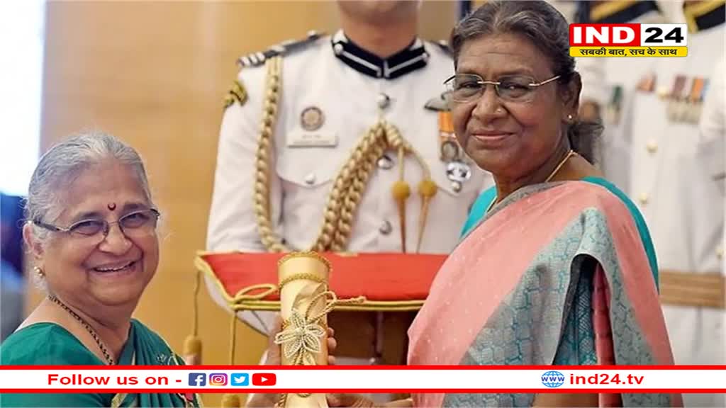 सुधा मूर्ति बनी राज्यसभा संसद सभापति जगदीप धनखड़ ने दिलाई शपथ 