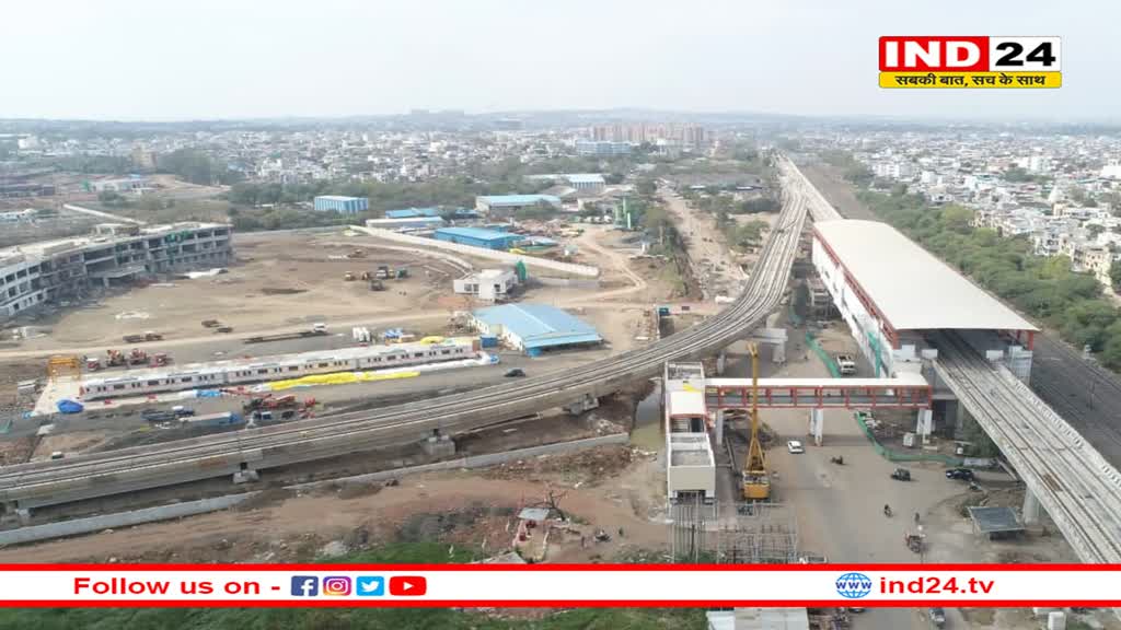 मेट्रो ट्रेन प्रोजेक्ट- पुल बोगदा से आगे अब रात में होगा काम, ठेकेदार को निर्देश