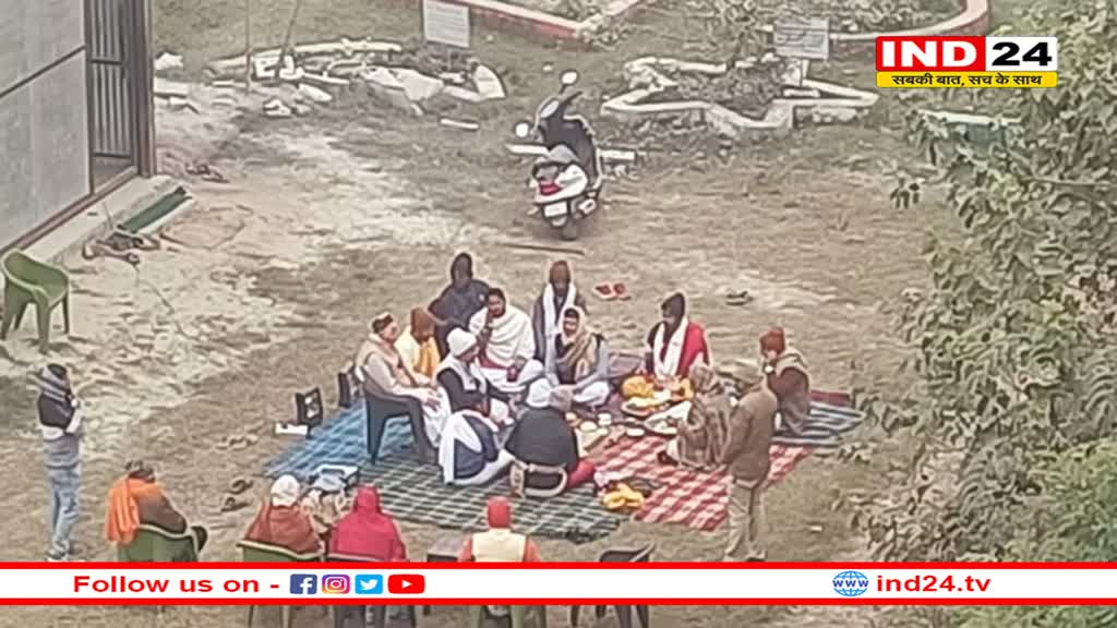 अयोध्या में प्राण प्रतिष्ठा के लिए अनुष्ठान शुरू, काशी के पंडितों ने सरयू में स्नान कर शुरू की पूजा