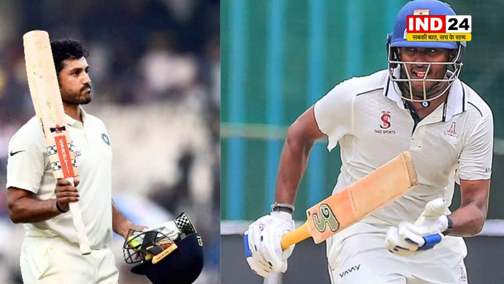 इंग्लैंड के खिलाफ तीन नंबर पर साई सुदर्शन या करुण नायर करेंगे बल्लेबाजी !