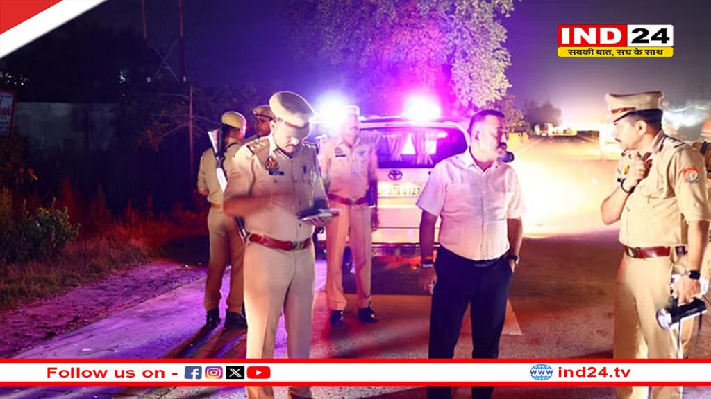 हापुड़ में भीषण सड़क हादसा, गलत दिशा से आ रही कैंटर ने बाइक को रौंदा, चार बच्चों समेत पांच की मौत