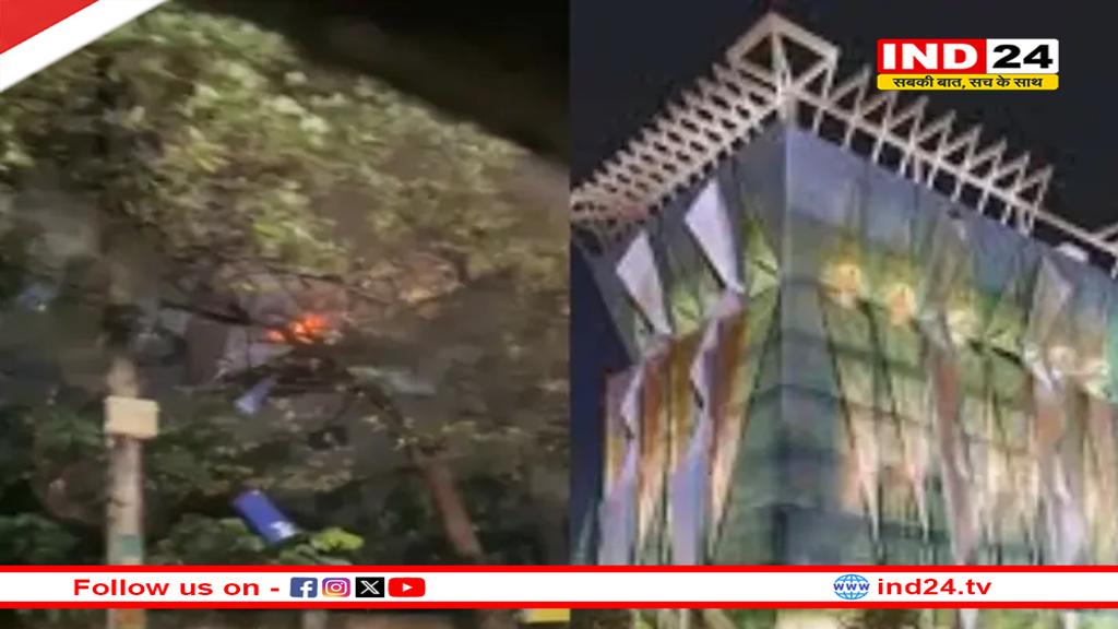 रायपुर के बेबीलोन टावर में भीषण आग, रेस्टोरेंट में फंसे लोगों को सुरक्षित निकाला गया