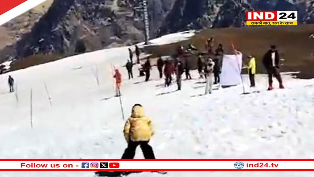 औली में राज्य स्तरीय स्कीइंग चैंपियनशिप संपन्न, प्रियांशु कवांण बने हिमालयन कप चैंपियन