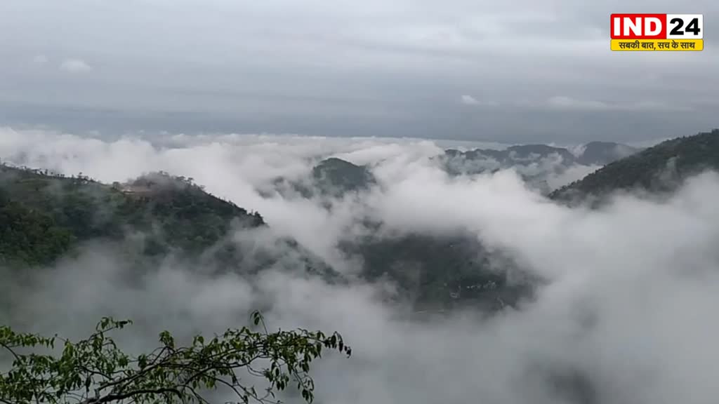 मसूरी : दून घाटी का विहंगम दृश्य देख अभिभूत हुए पर्यटक