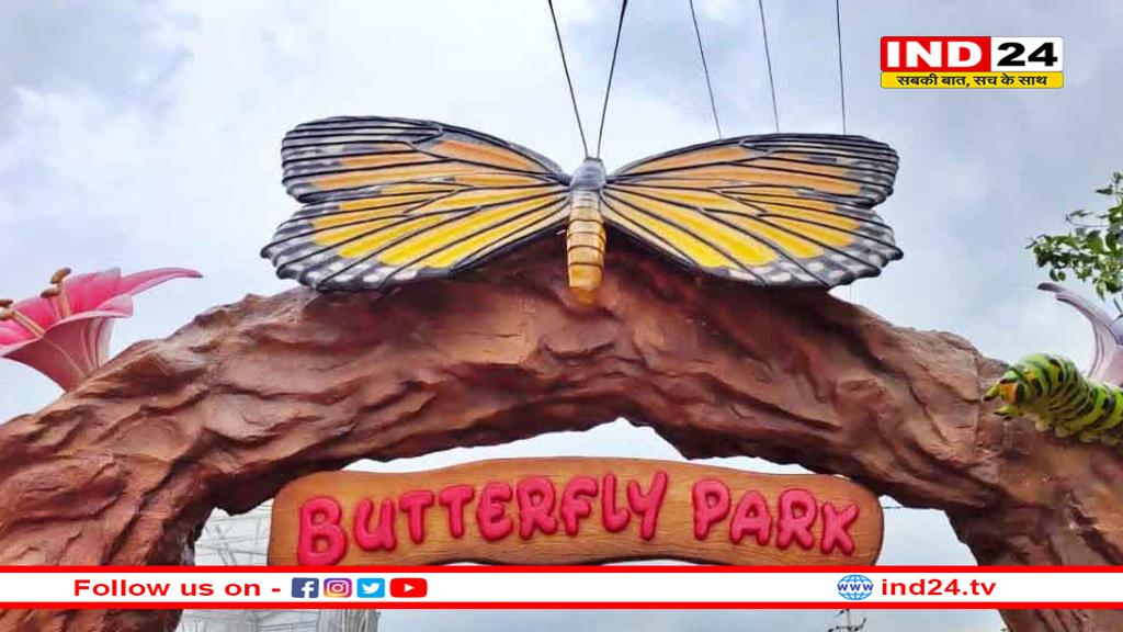 बसंत ऋतु में ये नहीं देखा तो कुछ नहीं देखा, स्वर्ग से भी सुंदर है खंडवा का बटरफ्लाई पार्क