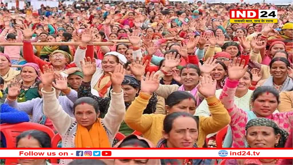 गढ़वाल की महिला मतदाताओं ने BJP द्वारा महिलाओं के कल्याण के लिए किए गए कार्यों की सराहना की