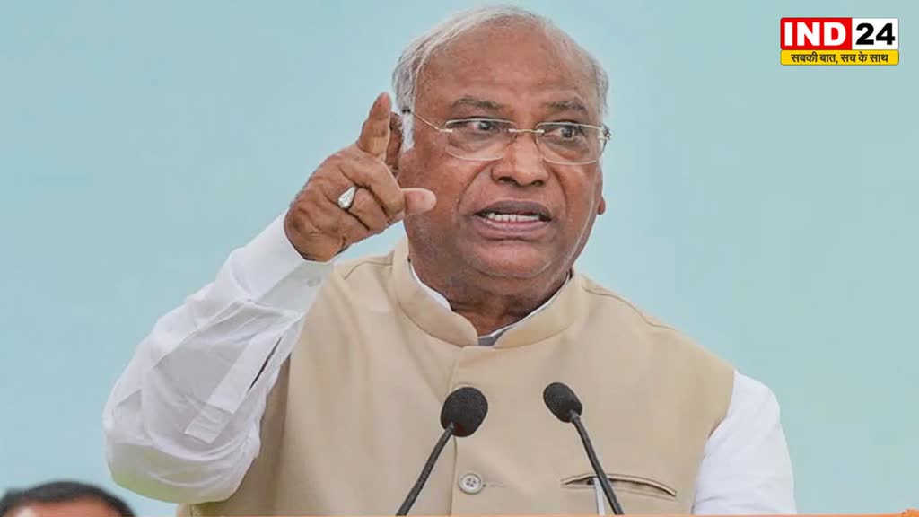 मल्लिकार्जुन खड़गे ने साधा केंद्र सरकार पर निशाना, बोले - महंगाई की आग में झुलस रही जनता की थाली, मंत्री परोस रहे हैं प्रोपेगेंडा और झूठ 