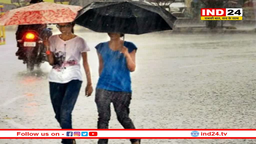 मध्य प्रदेश में अब ओले और तूफान का अलर्ट हुआ जारी, वीकेंड पर बारिश से खुश हुए लोग