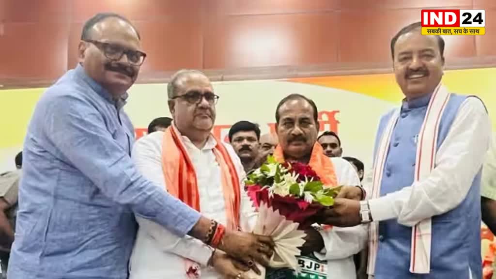 सपा की साइकिल छोड़ कमल को थामा,  दारा सिंह चौहान हुए BJP में शामिल, भूपेंद्र चौधरी ने दिलाई पार्टी की सदस्यता
