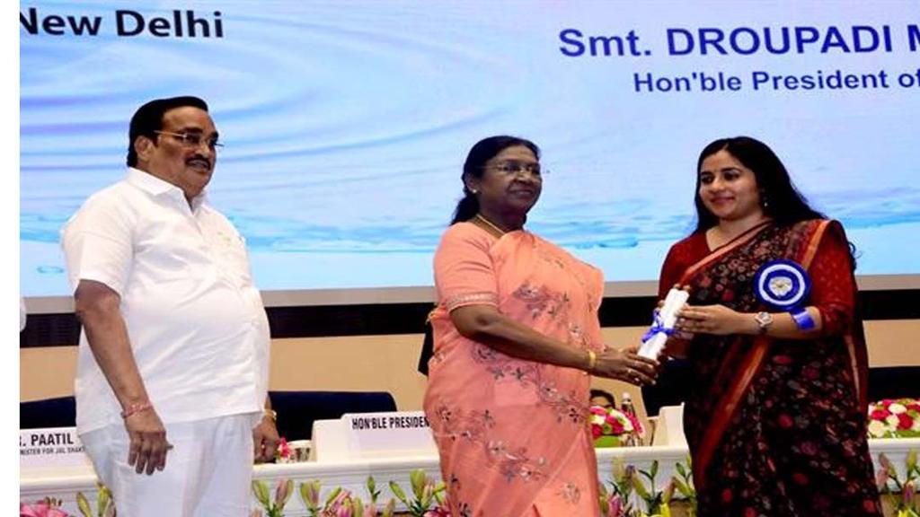 जल संरक्षण में आदर्श बना गुना, राष्ट्रपति ने राष्ट्रीय जल पुरस्कार से सम्मानित किया