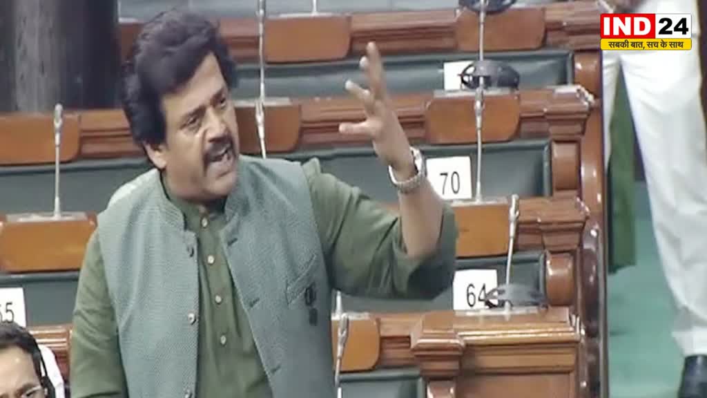 BJP सांसद रवि किशन ने विपक्ष पर बोला हमला, कहा - 'हे घमंडिया, छोड़ो इंडिया'