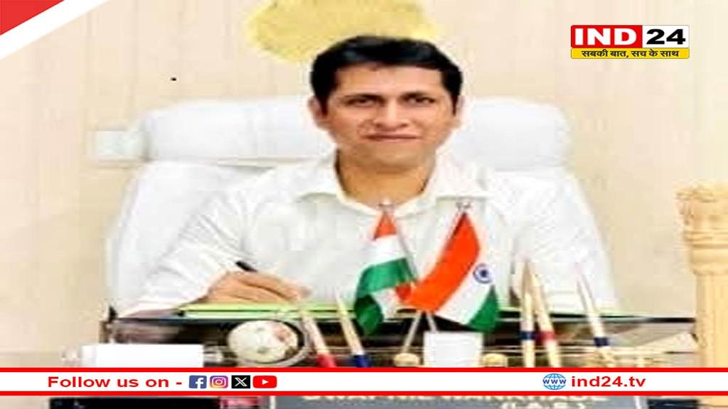 दतिया को मिला नया कलेक्टर, स्वप्निल वानखेड़े ने संभाला कार्यभार