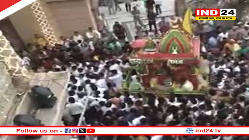 अहमदाबाद में भगवान जगन्नाथ की रथ यात्रा निकली,गृहमंत्री शाह ने मंगला आरती की