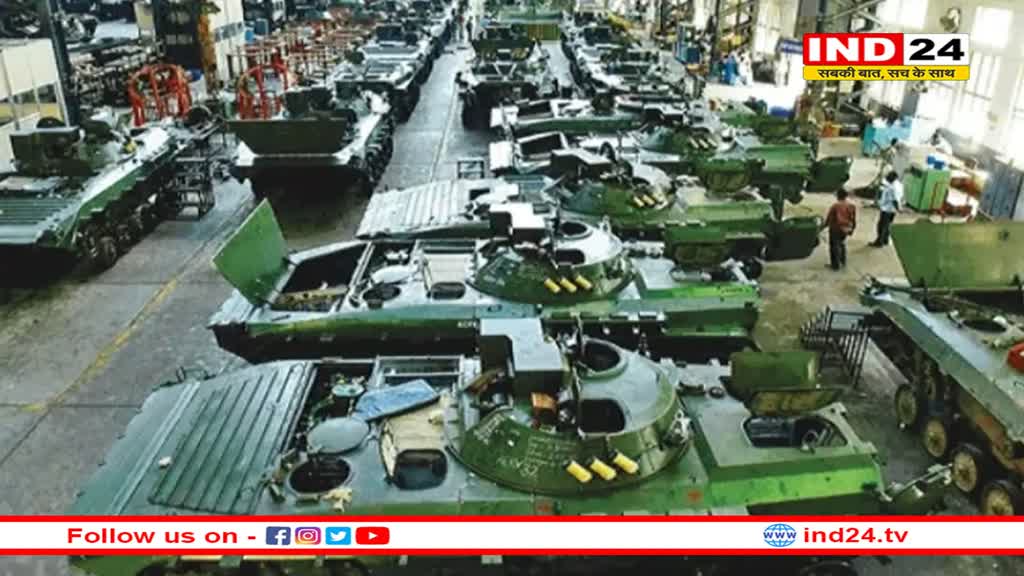 1.27 लाख करोड़ रुपए की रिकॉर्ड ऊंचाई पर पहुंचा स्वदेशी रक्षा उत्पादन, कंपनियों के शेयरों में हुई वृद्धि