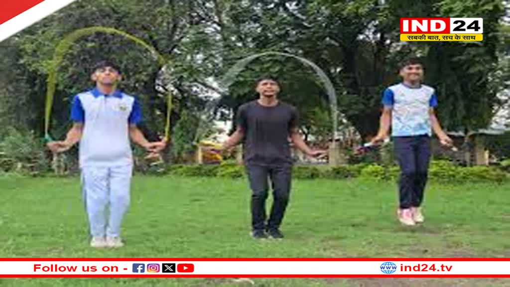 जम्परोप चैम्पियनशिप में MP के तीन खिलाड़ियों का चयन 