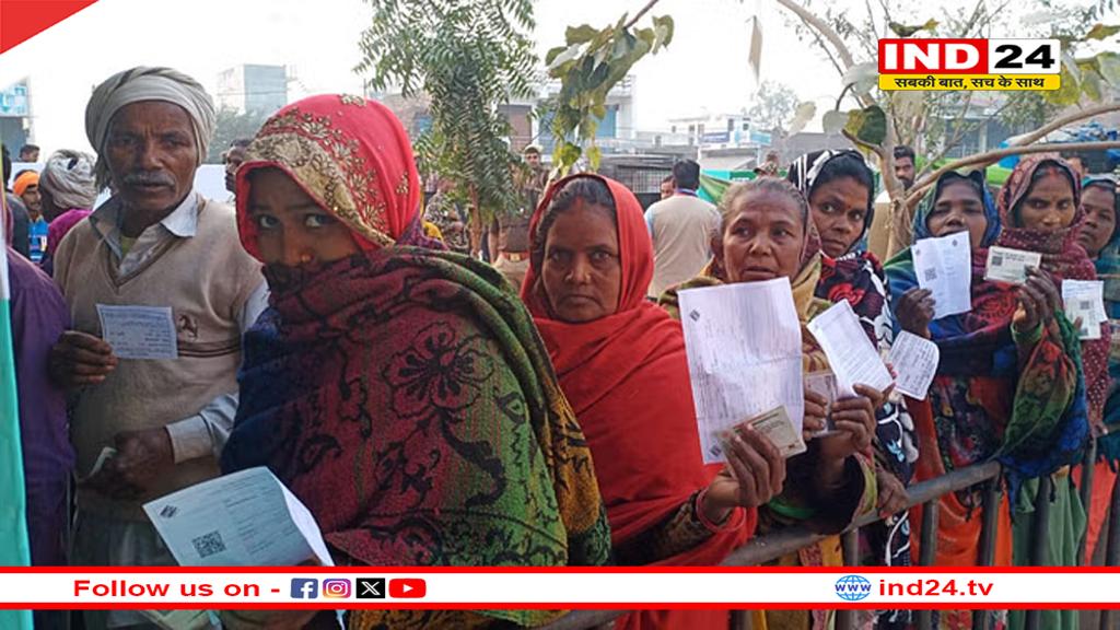 अयोध्या के मिल्कीपुर में वोटिंग,  BJP-सपा में टक्कर