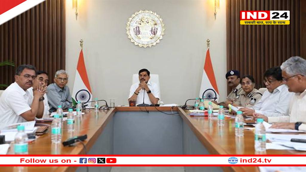 वर्षाकाल से जुड़ी समस्याओं का समाधान प्राथमिकता से करें-मुख्यमंत्री डॉ. मोहन यादव