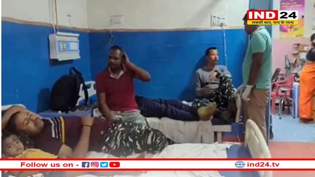 चुनावी ड्यूटी के लिए कोंडागांव जा रहे CRPF जवानों की बस पलटी