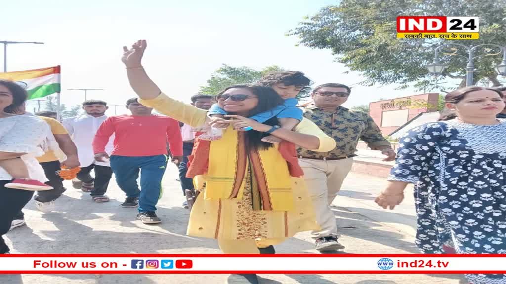 सीएम शिवराज के गृह ग्राम पहुंची निशा बांगरे की न्याय यात्रा, कांग्रेस ने किया स्वागत 