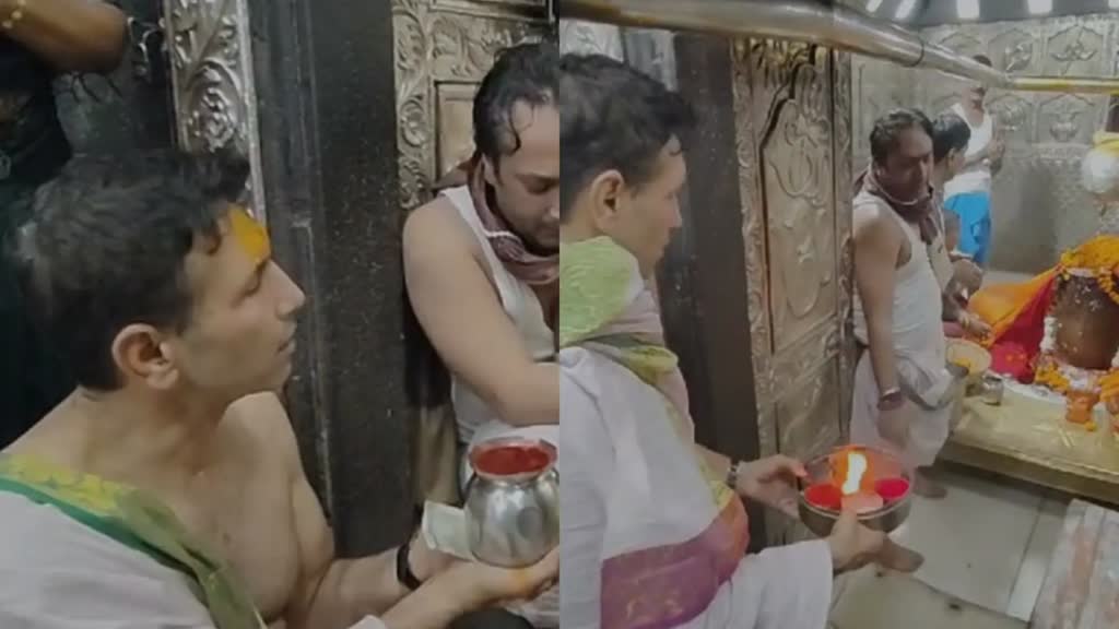 पीसीसी चीफ का पदभार ग्रहण करने से पूर्व जीतू पटवारी ने किए बाबा महाकाल के दर्शन