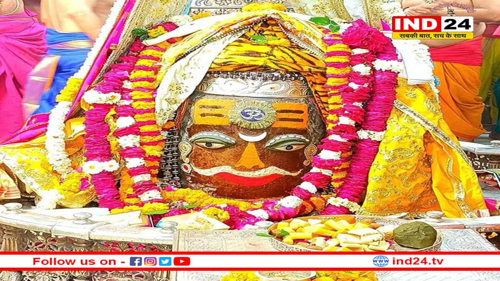 भस्म आरती में चंद्र लगाकर सजे बाबा महाकाल, सीएम की पत्नी ने दर्शन कर मांगी ये मनोकामना