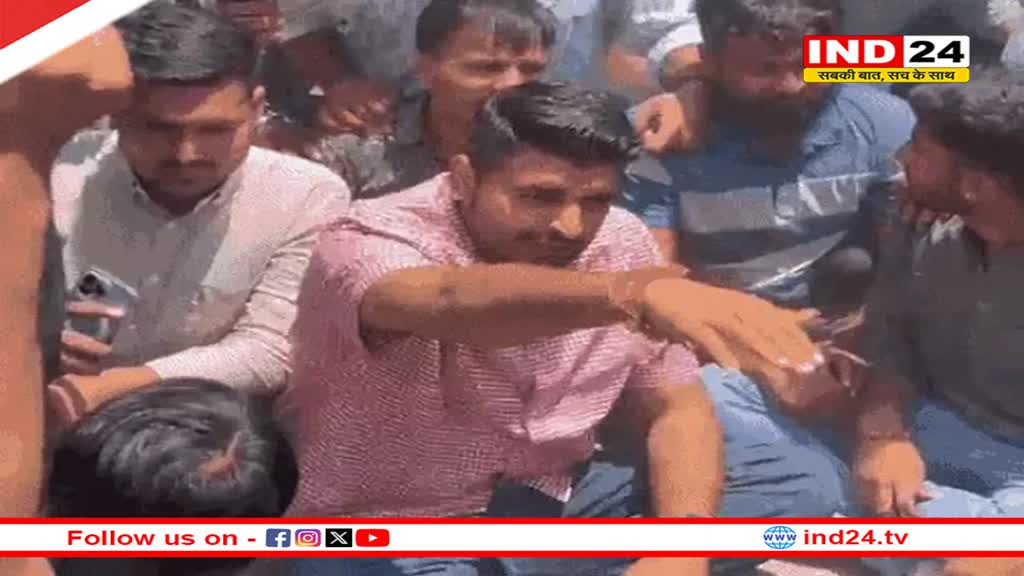 Rajasthan News: SP ऑफिस के बाहर धरने पर बैठे निर्दलीय प्रत्याशी रविन्द्र सिंह भाटी, इस वजह से कर रहे प्रदर्शन 