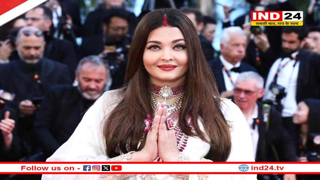 बनारसी साड़ी, सिंदूर…कान्स रेड कार्पेट पर देसी लुक में छाईं ऐश्वर्या राय बच्चन